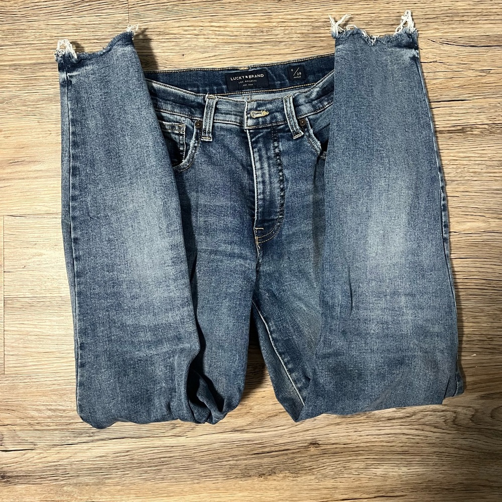Lucky Brand high rise skinny jeans